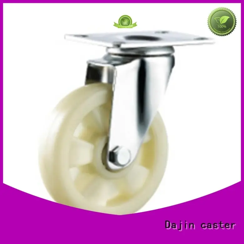 Dajin caster duty 3 inch swivel casters thread for trolleys 1
