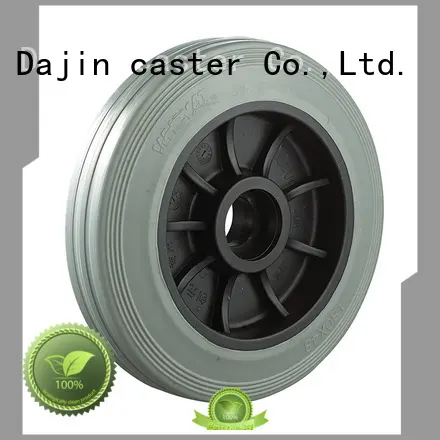 Dajin caster noiseless heavy duty adjustable casters cheapest factory price for vehicle 1