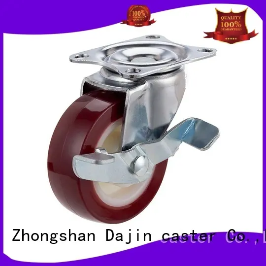 Dajin caster rigid pu caster wheel castor at discount 1