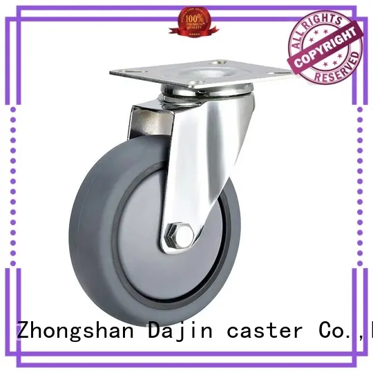 Dajin caster plastic stem caster wheels caster fro rack 1