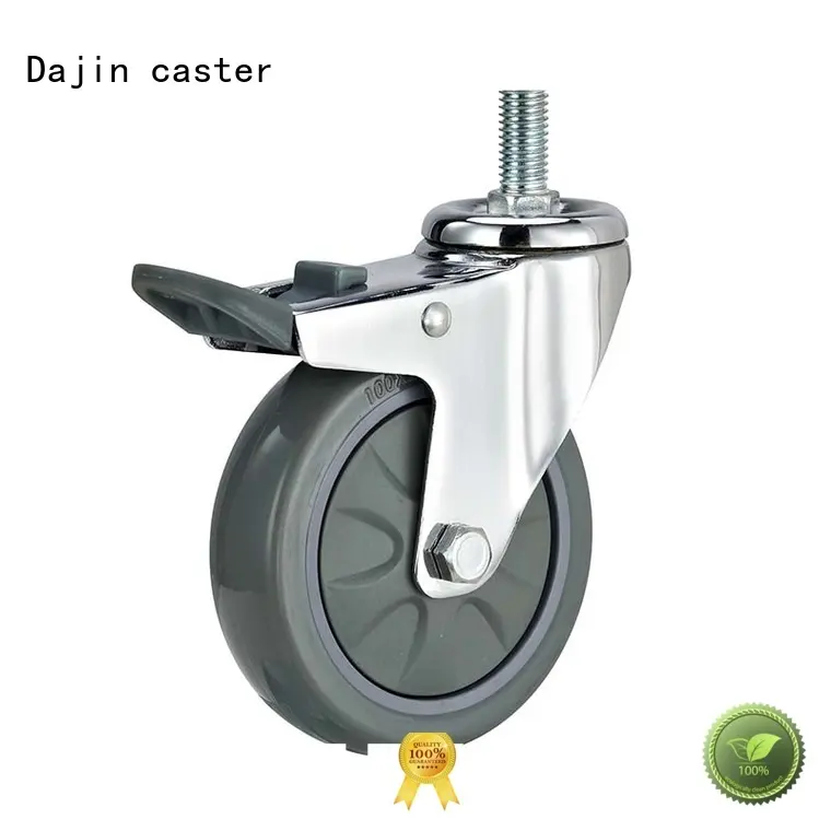 Dajin caster stem caster wheels threaded fro rack 1