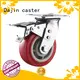Dajin caster bearing heavy duty casters hand metal brake 1