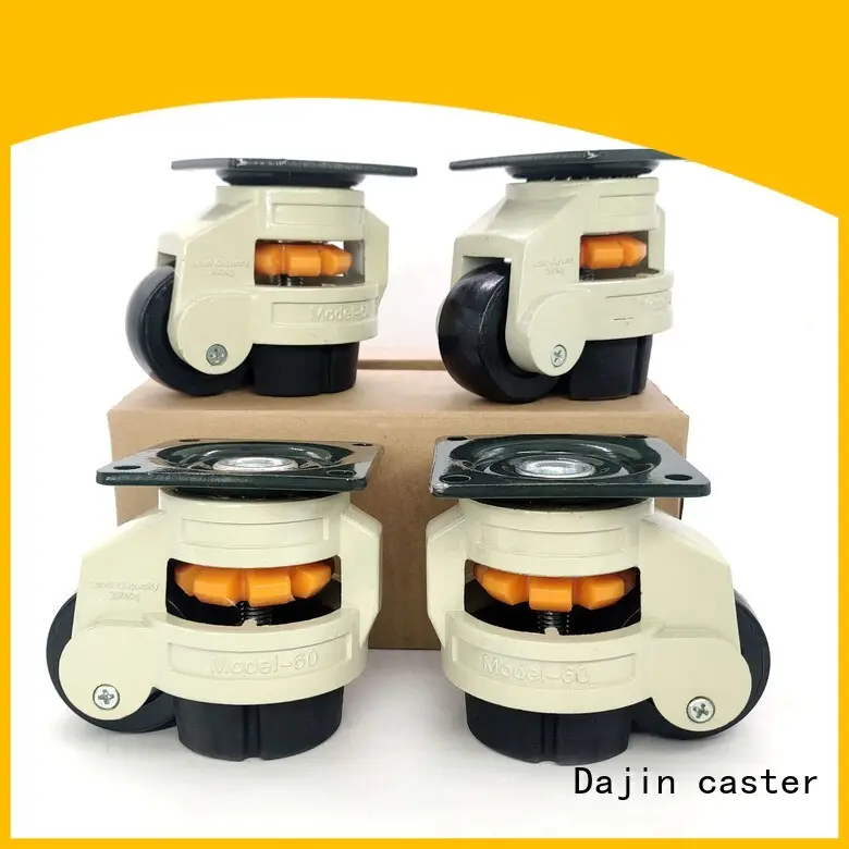Dajin caster light-height leveling casters wheel commercial kitchen 1