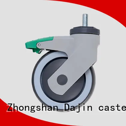 Dajin Caster Wheel Swivel 3 Inch Plate Med-light Duty Caster Wheels Wholesale For Hotel Service Cart2 1