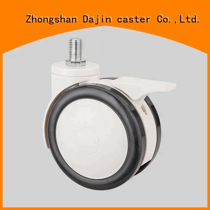 Dajin Caster Wheel Swivel 3 Inch Plate Med-light Duty Caster Wheels Wholesale For Hotel Service Cart5 1