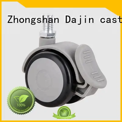 Dajin caster hot-sale heavy equipment casters low cost for medical bed 1