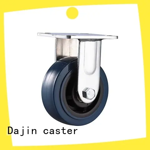 medium 5 inch heavy duty casters truck metal brake 1