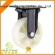 orange heavy duty caster wheel metal brake 1