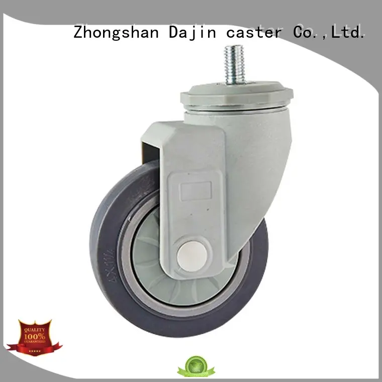 Dajin caster rubber casters custom service single ball 1