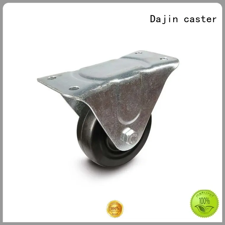 Dajin caster light pu caster wheel brake for wholesale 1