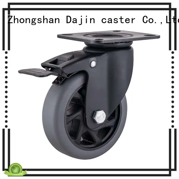 fixed heavy duty gate wheel metal brake 1