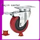 Dajin caster 5 inch swivel caster with brake threaded for trolleys 1