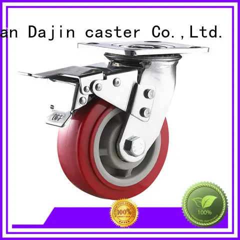 Dajin caster orange heavy duty gate wheel bakery racks 1
