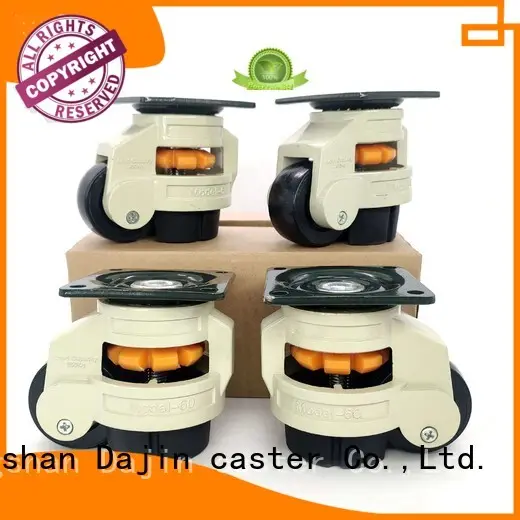 Dajin caster leveling castors nylon for equipment 1