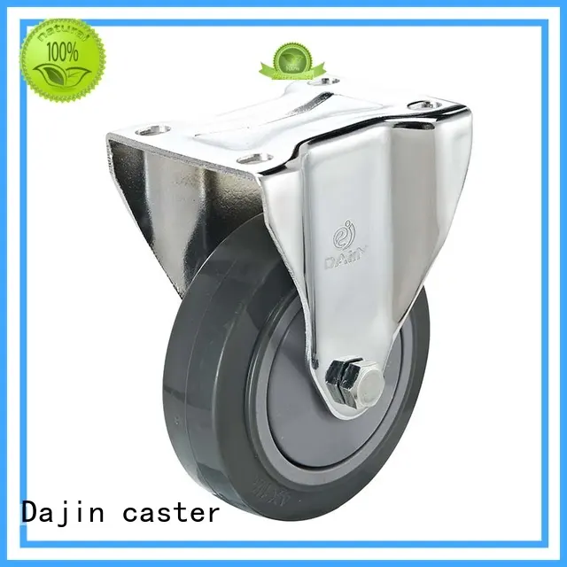 double 4 inch swivel casters non-marking for trolleys 1