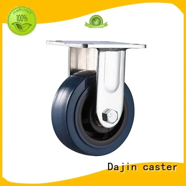 Dajin caster 4 heavy duty swivel casters tool metal brake 1