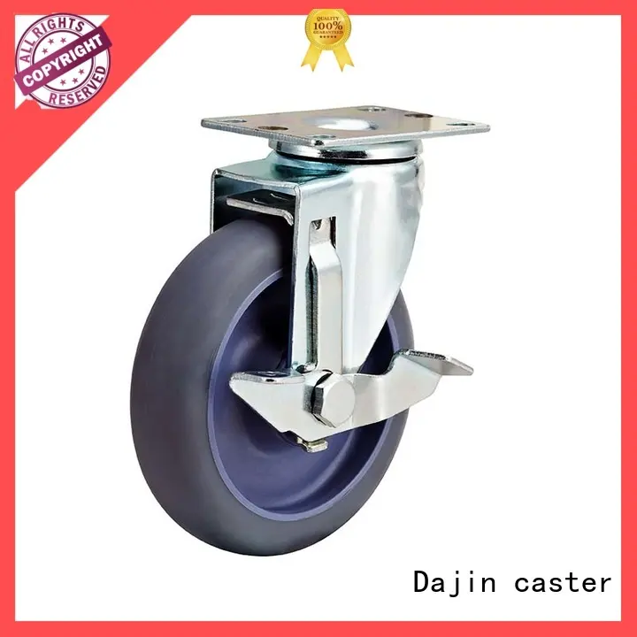 Dajin caster favorable-price metal swivel casters functional for airport 1