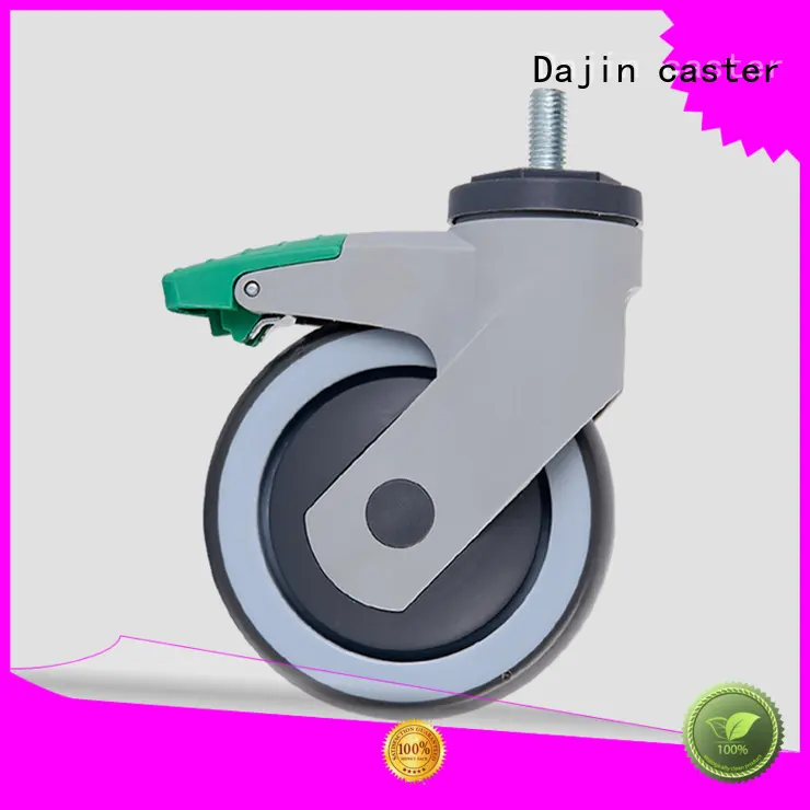 Dajin caster most-favorable shopping cart casters durable for dolly 1