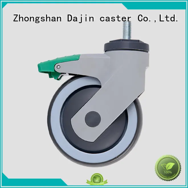 Dajin caster good-quality shopping cart casters low cost for furnishings 1