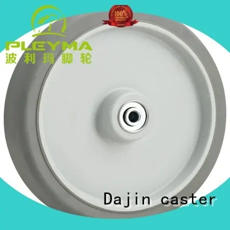Dajin caster noiseless heavy duty adjustable casters cost-efficient for airport 1