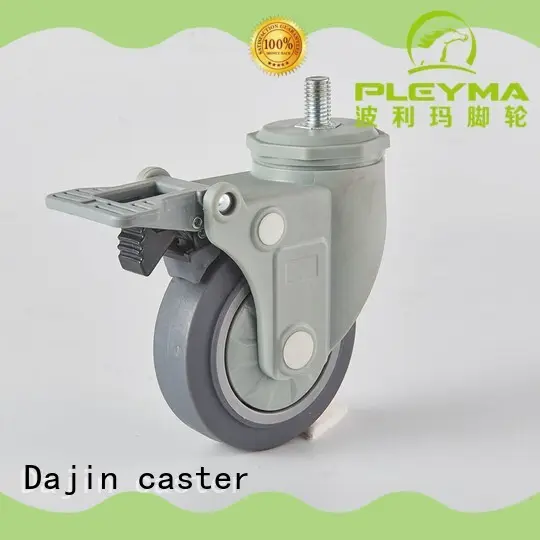 Dajin caster rubber casters custom service bearing 1