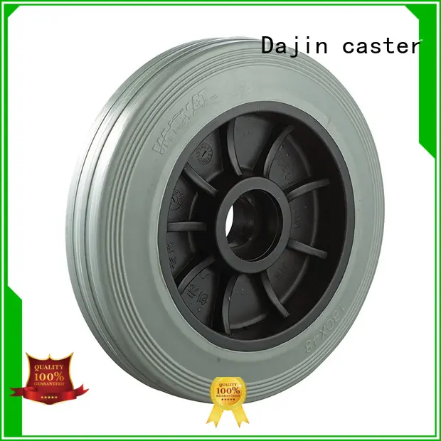 Dajin caster heavy trolley wheels bulk production for vehicle 1