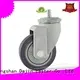 plastic plastic caster wheels fork metal-brake 1