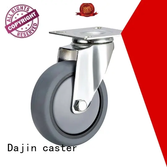 Dajin caster 5 inch swivel casters brake for dollies 1