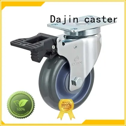 Dajin caster 4 inch swivel casters stem for dollies 1