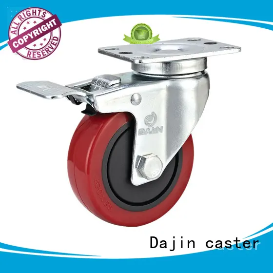 Dajin caster duty small swivel caster wheels non-marking for dollies 1