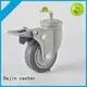 Dajin caster high-duty rubber casters swivel double ball 1