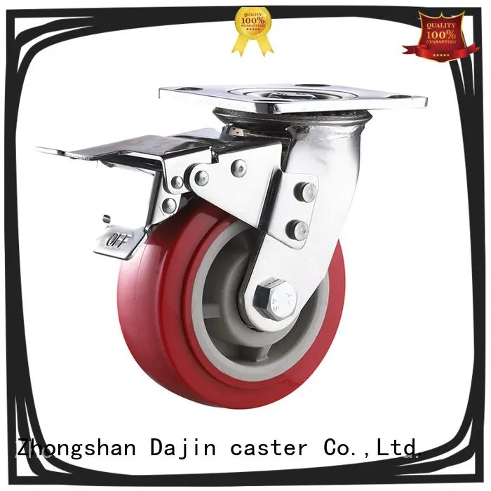 Dajin caster 4 heavy duty swivel casters bakery racks 1