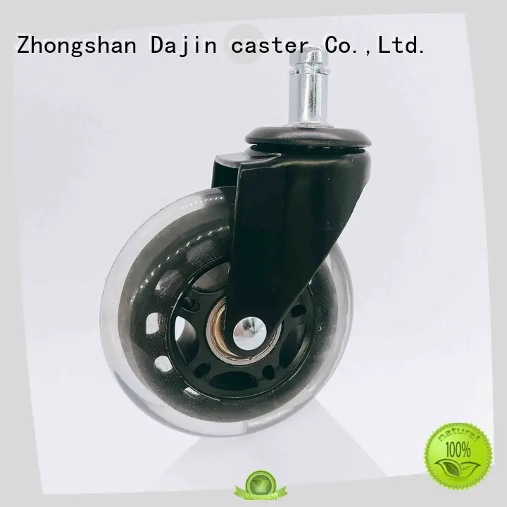 Dajin caster pu rollerblade caster wheels caster bulk production 1