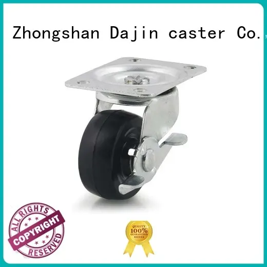Dajin caster general pu caster wheel double side wholesale 1
