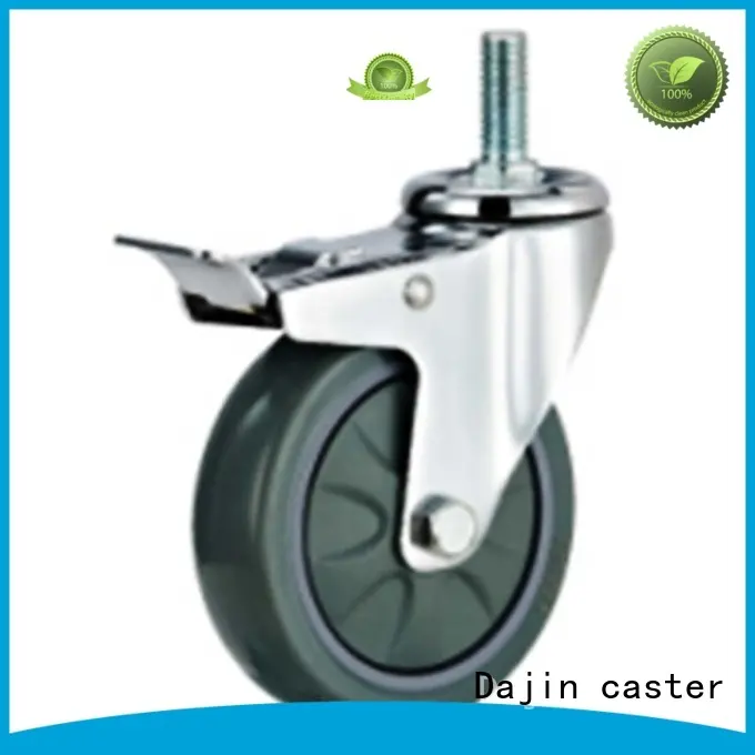 Dajin caster medium 3 swivel caster threaded for dollies 1
