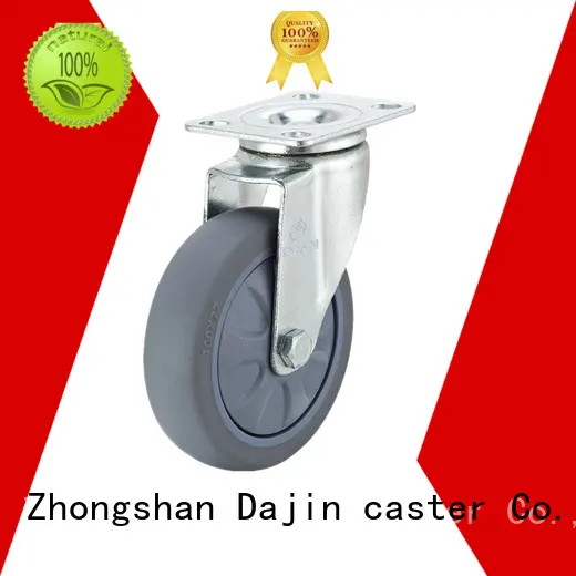 Dajin caster capacity medium duty caster threaded for trolleys 1