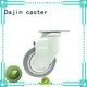 high-duty rubber casters fork metal-brake 1