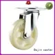 Dajin caster plastic 4 inch swivel casters thread fro rack 1
