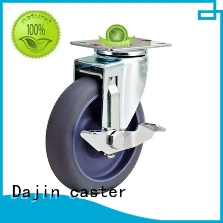 Dajin caster hot-sale trolley casters bulk production for trolley 1