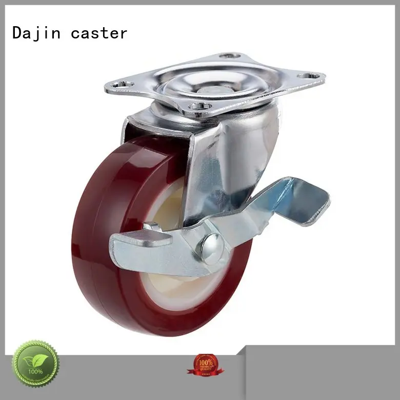 Dajin caster polyurethane wheels rubber wholesale 1