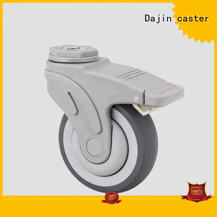 Dajin caster hot-sale low profile furniture casters low cost for trolley 1