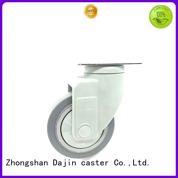 Dajin caster plastic caster wheels custom service single ball 1