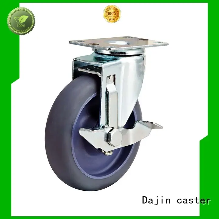 Dajin caster hot-sale heavy duty adjustable casters bulk production for trolley 1