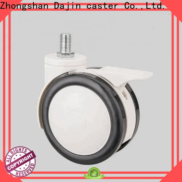 Dajin caster factory-priced threaded stem casters top brand for medical bed 1