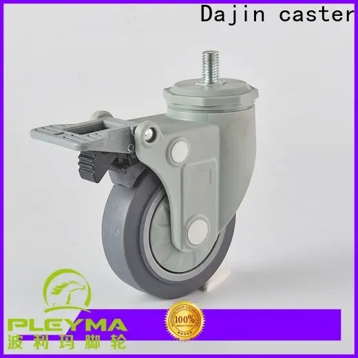 Dajin caster non-marking rubber casters swivel for-dollies 1