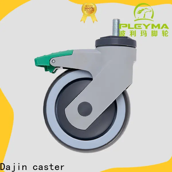 Dajin caster factory-priced casters for hardwood floors durable for dolly 1