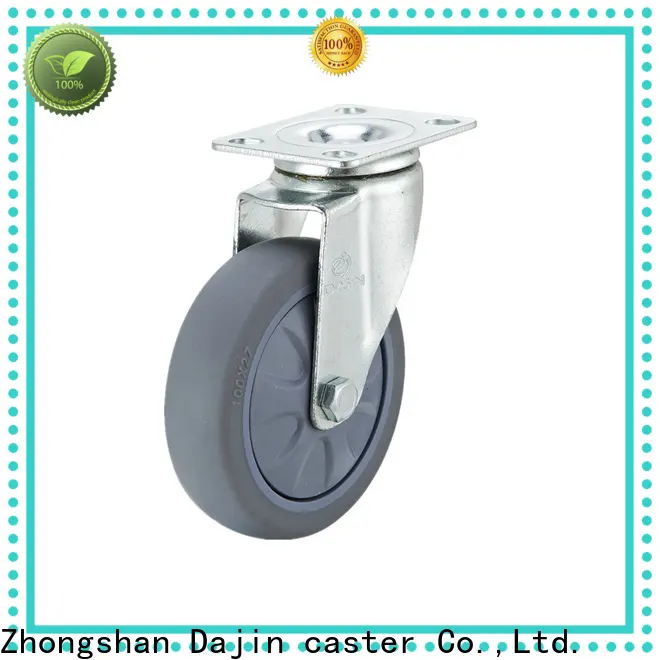 Dajin caster medium medium duty caster wheels tpr for dollies 1