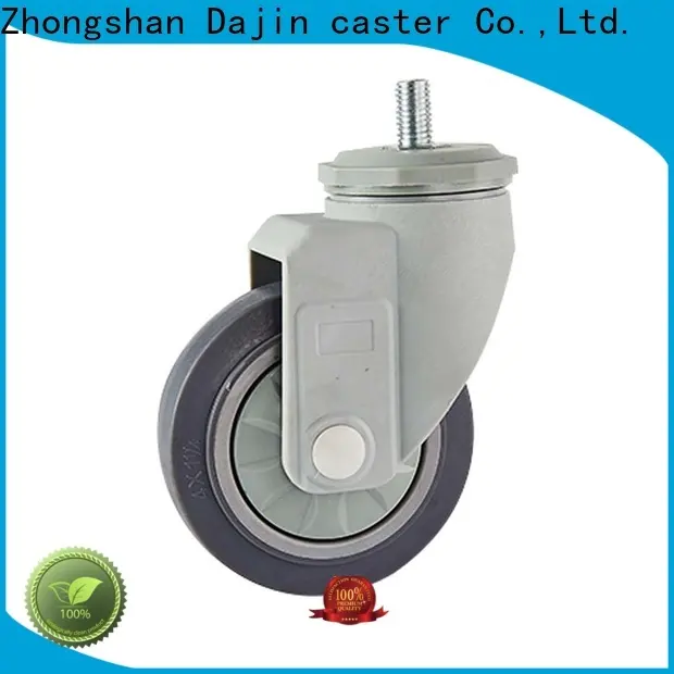 Dajin caster rubber casters custom service for-dollies 1