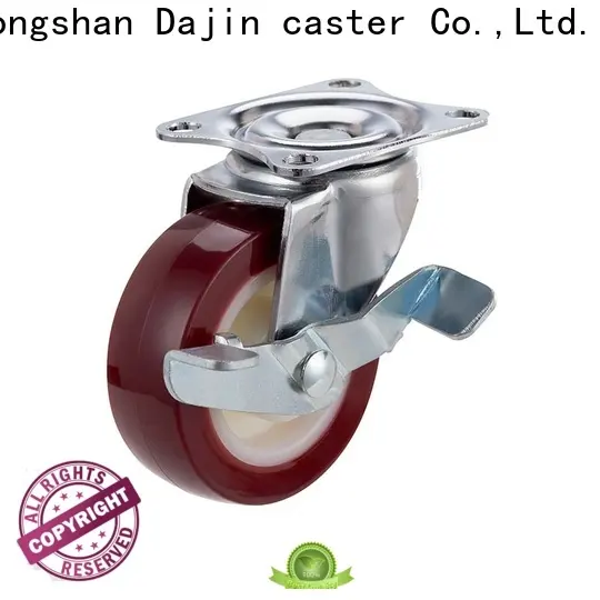 Dajin caster light duty caster wheels plate wholesale 1