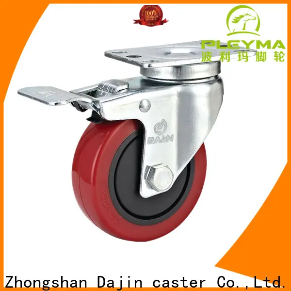 Dajin caster stem caster wheels polyurethane fro rack 1